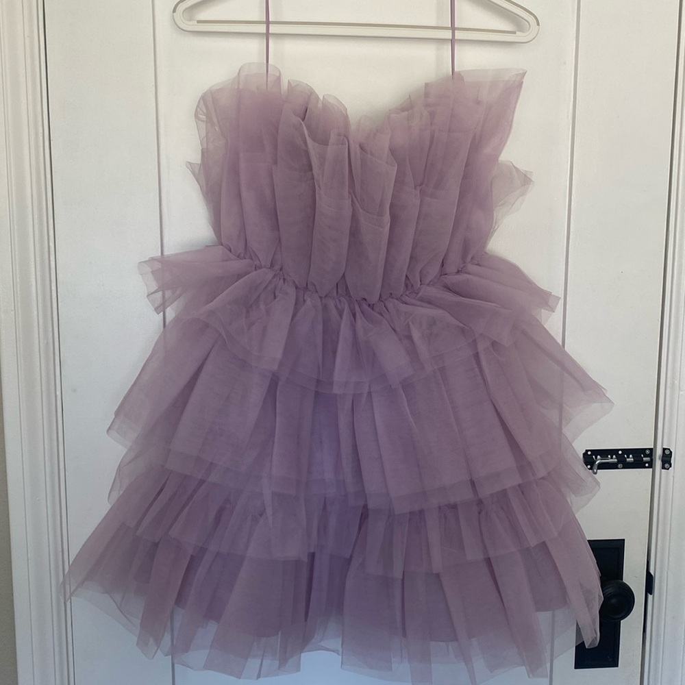 Lavender Mini Dress from Francesca’s Collection